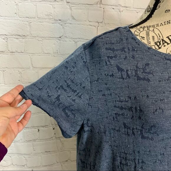 Vince Camuto Melange Jersey Pocket Tee large new with tags - Picture 5 of 10